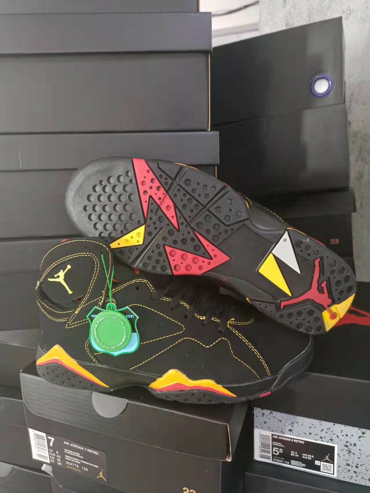 jordan-7-retro-citrus-2022-men-size-7-12-us-9dzla.jpg Jordan 7 Retro Citrus (2022) Men size 7 - 12 US - Premium Quality Streetwear Sneaker - Image 1