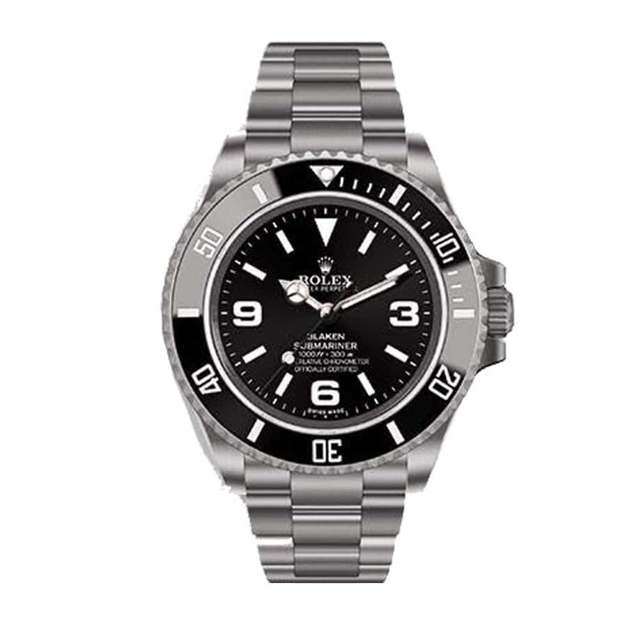 rolex-blaken-submariner-black-dial-6190-box-replica.jpg Rolex Submariner 6190 Blaken "Black Dial" Mirror Clone Quality - Image 1