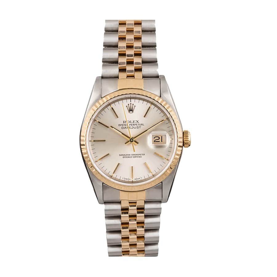 rolex-datejust-two-tone-silver-16233-1.jpg Rolex Datejust 16233 Two-Tone Super Accurate Clone - Image 1