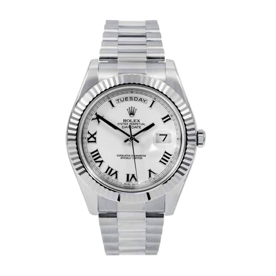 rolex-day-date-ii-218239-replica-3.jpg Rolex Day-Date II 218239 "White Dial" Perfect Clone Quality - Image 1
