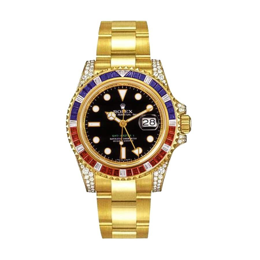 rolex-gmt-master-ii-116718ln-haribo-diamonds-automatic-replica.jpg Rolex GMT-Master II 116718LN "Haribo" Detailed Replica - Image 1