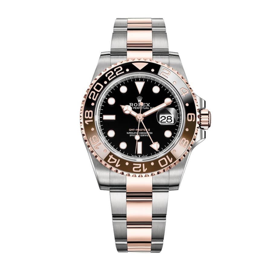 rolex-gmt-master-ii-black-dial-126711chnr-brown-black-replica.jpg Rolex GMT-Master II 126711CHNR "Root Beer" Deluxe Copy Quality - Image 1