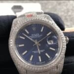 Rolex Datejust 126300 "Iced Out Blue Dial" Premium Clone Edition - Image 3